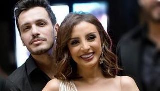 أنغام مع زوجها أحمد إبراهيم