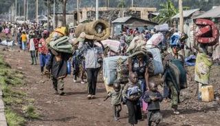 فارون من القتال يشقون طريقهم نحو الكونغو 