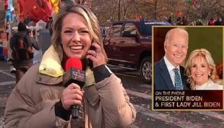 جانب من مداخلة جو وجيل بايدن 