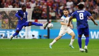 تيموثي ويا في مباراة إنجلترا وأمريكا