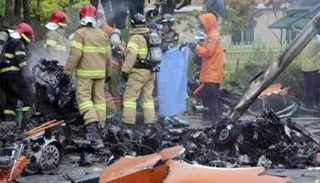 الطائرة تحطمت أثناء مسح المنطقة للوقاية من اندلاع حرائق الغابات