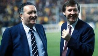 أليكس فيرجسون مع جوك شتاين