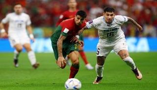 من مباراة البرتغال وأوروجواي في كأس العالم 2022