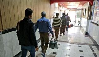 جانب من الإيرانيين المفرج عنهم