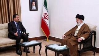 السوداني خلال لقاء المرشد الإيراني