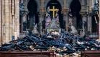 ترميم أول قنطرة حجرية تنهار في كاتدرائية نوتردام