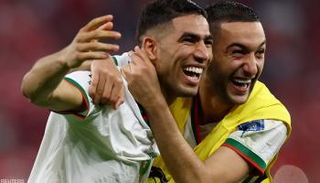 فرحة منتخب المغرب