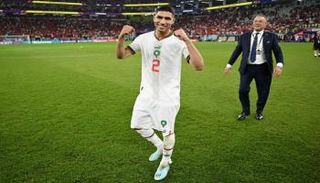 فرحة منتخب المغرب