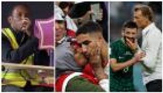 حكيمي يخطف القلوب.. مشاهد إنسانية أبكت جماهير مونديال قطر