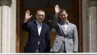 الرئيسان السوري بشار الأسد والتركي رجب طيب أردوغان