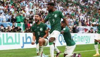 فوز المنتخب السعودي على الأرجنتين