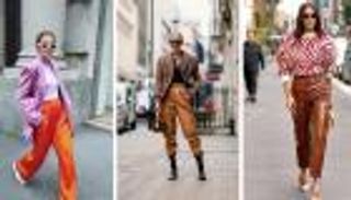 السروال الجلدي في الشتاء.. إطلالة نسائية فخمة