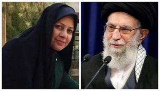 علي خامنئي وشقيقته