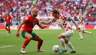 لوكا مودريتش في مواجهة المغرب وكرواتيا