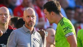 هاري ماجواير وتين هاج في مانشستر يونايتد