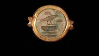 جانب من الحلي الذهبي المكتشف