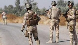 قوة من الجيش العراقي خلال مهمة أمنية