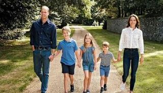 بطاقة الكريسماس السنوية للأمير وليام وأسرته