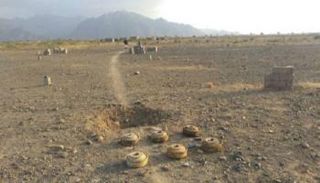 أحد حقول الألغام في اليمن - أرشيفية