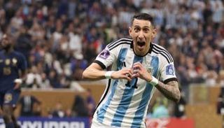 فرحة أنخيل دي ماريا بالهدف في فرنسا