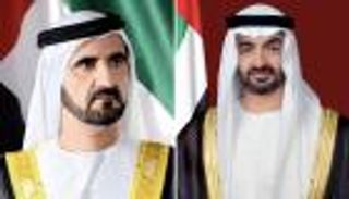 رئيس الإمارات ونائبه يهنئان أمير قطر بنجاح كأس العالم