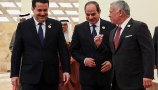 الملك عبدالله والسيسي والسوداني