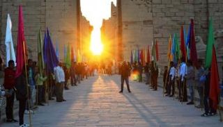 الشمس تتعامد على معابد الكرنك - أرشيفية