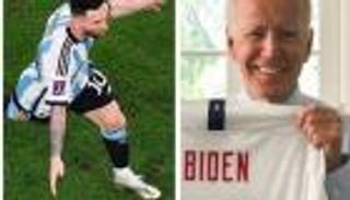 بايدن يتغزل برجل ميسي قبل وصول المنتخب للأرجنتين.. ماذا قال؟