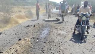 جانب من موقع الهجوم الإرهابي