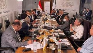 جانب من جلسات الحوار الوطني في مصر