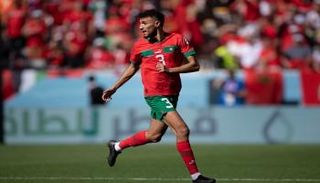 نصير مزراوي بقميص المنتخب المغربي