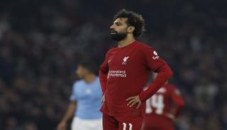 محمد صلاح من مباراة ليفربول ومانشستر سيتي