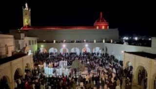 جانب من احتفالات العراقيين بعيد الميلاد