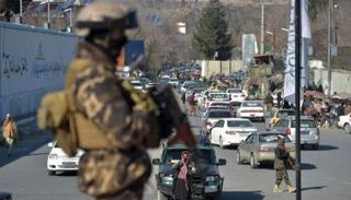 قوات من حركة طالبان في شوارع كابول