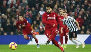 محمد صلاح يسجل هدفا في البوكسينج داي ضد نيوكاسل