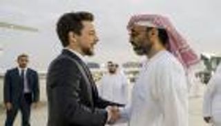 ولي عهد الأردن يصل الإمارات ( صور وفيديو)