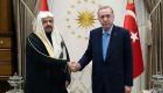 أردوغان يستقبل رئيس مجلس الشورى السعودي
