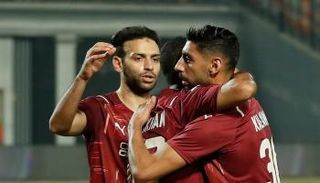 من مباراة الأهلي وسيراميكا كليوباترا