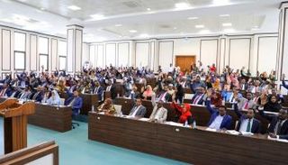برلمان الصومال خلال جلسة المصادقة على موازنة 2023
