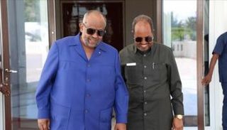 رئيسا الصومال وجيبوتي