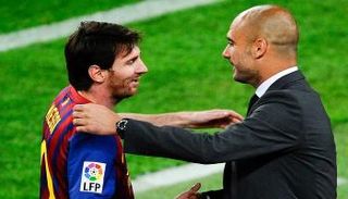 جوارديولا وميسي 