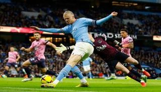 فيديو أهداف مباراة مانشستر سيتي وإيفرتون