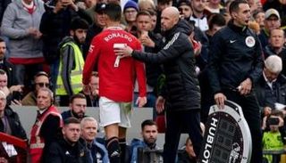 كريستيانو رونالدو وإيريك تين هاج - مانشستر يونايتد