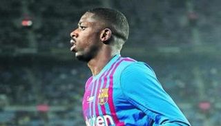 عثمان ديمبلي لاعب برشلونة