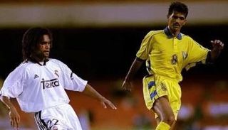 فهد الهريفي لاعب النصر ضد ريال مدريد