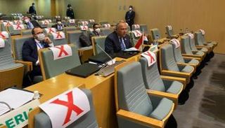 جانب من مشاركة مصر بالاجتماع