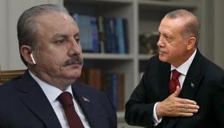 أردوغان ورئيس البرلمان شنطوب