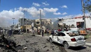 آثار عملية إرهابية سابقة في الصومال