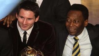 ميسي وبيليه