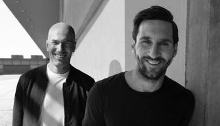 ليونيل ميسي وزين الدين زيدان